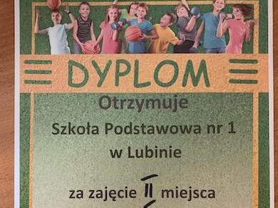 Koszykówka dziewcząt młodszych -dyplom