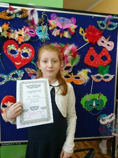 Nagrodę główna w tym konkursie zdobyła Zosia Niedbalska