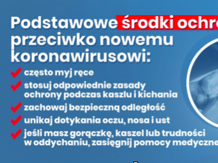 Środki ochronne przeciwko koronawirusowi