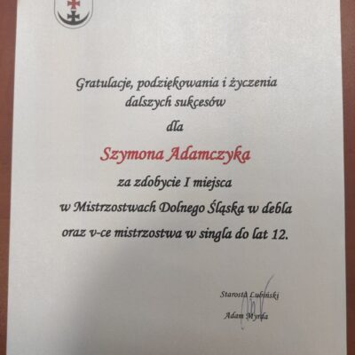 Dyplom Szymona